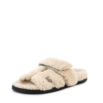 Hermes Women's Chypre Sandals Shearling
