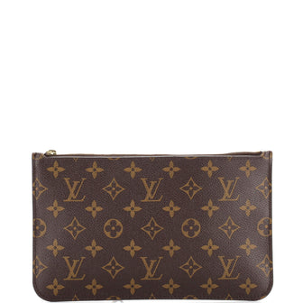 Louis Vuitton Neverfull Pochette Monogram Canvas Large