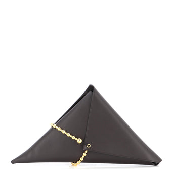Bottega Veneta Ball Chain Triangle Pouch Leather Medium