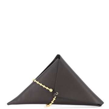 Bottega Veneta Ball Chain Triangle Pouch Leather Medium