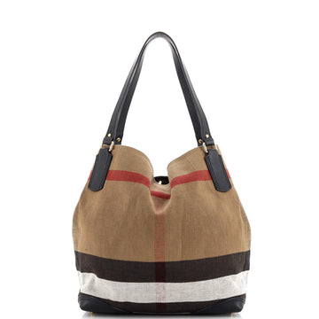 Burberry Maidstone Tote Mega Check Canvas Medium