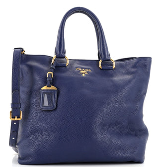 Prada Convertible Shopper Tote Vitello Daino Large
