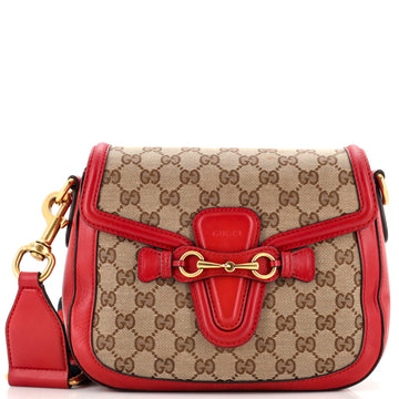Gucci Lady Web Shoulder Bag GG Canvas Medium