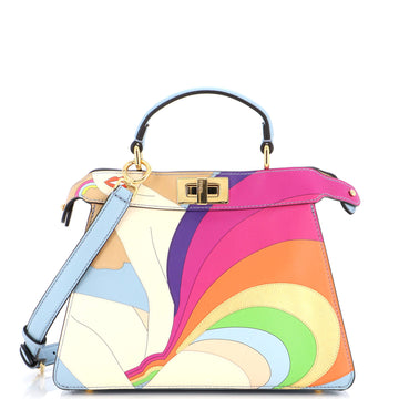 Fendi Peekaboo ISeeU Bag Leather with Inlay Small