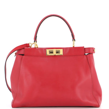 Fendi Peekaboo Bag Leather Regular