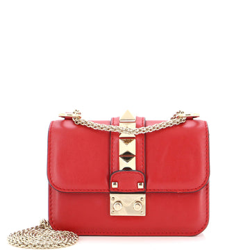 Valentino Garavani Glam Lock Shoulder Bag Leather Mini