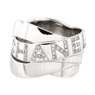 Chanel Bolduc Ring 18K White Gold and Diamonds