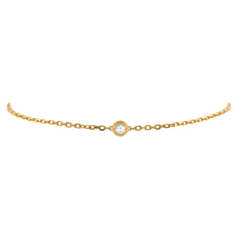 Cartier D'Amour Bracelet 18K Yellow Gold and Diamond Small