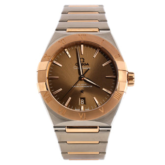 Omega Constellation Co-Axial Master Chronometer Automatic Watch Stainless Steel and Rose Gold 39