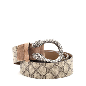 Gucci Dionysus Belt GG Coated Canvas Wide