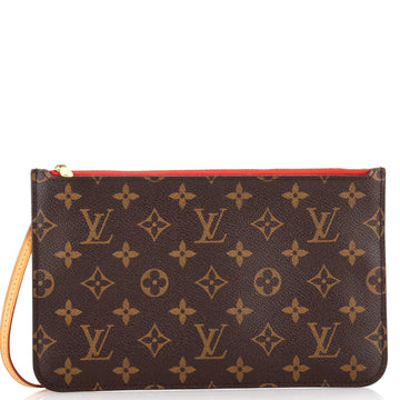 Louis Vuitton Neverfull Pochette Monogram Canvas Large