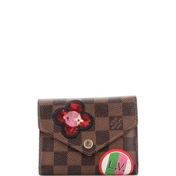 Louis Vuitton Victorine Wallet Limited Edition Patches Damier