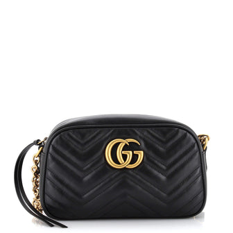 Gucci GG Marmont Shoulder Bag Matelasse Leather Small