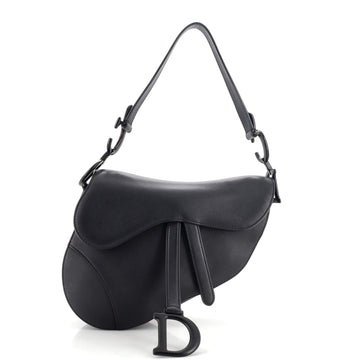 Christian Dior Ultra Matte Saddle Handbag Leather Medium