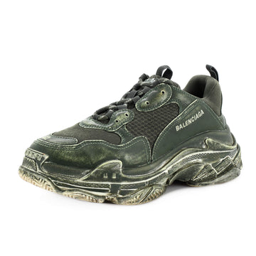 Balenciaga Men's Triple S Sneakers Fabric and Mesh with Faux Leather