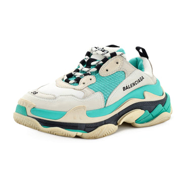 Balenciaga Women's Triple S Sneakers Fabric and Mesh with Faux Leather