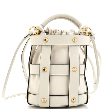 Salvatore Ferragamo Cage Bucket Bag Leather Small