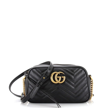 Gucci GG Marmont Shoulder Bag Matelasse Leather Small