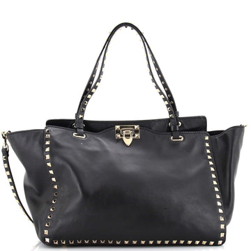 Valentino Garavani Rockstud Tote Soft Leather Medium
