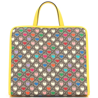 Gucci Children's Tote Printed GG Coated Canvas Medium