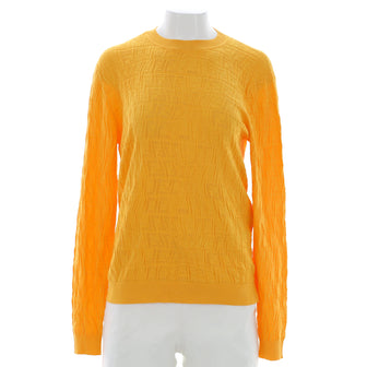 Fendi Women's FF Vertigo Crewneck Sweater Viscose Blend
