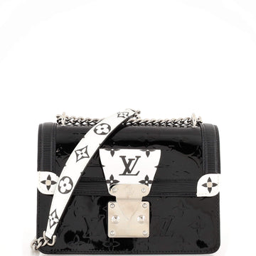 Louis Vuitton Wynwood Handbag Monogram Vernis with Monogram Canvas and Epi Leather