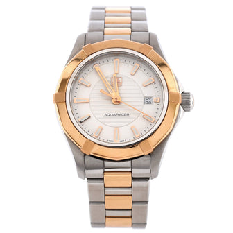 Tag Heuer Aquaracer 200M Quartz Watch Stainless Steel and Rose Gold 27