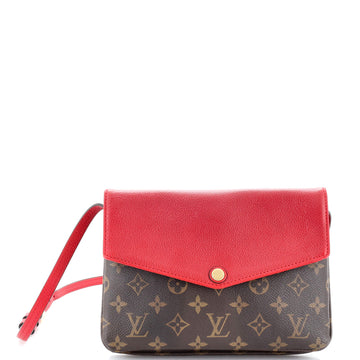 Louis Vuitton Twice Handbag Monogram Canvas