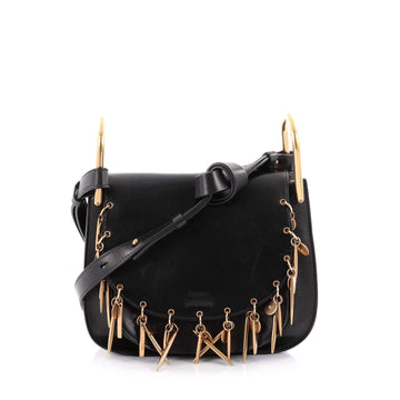 Chloe Hudson Handbag Whipstitch Leather Small Yellow