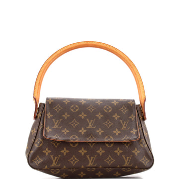 Louis Vuitton Looping Handbag Monogram Canvas Mini