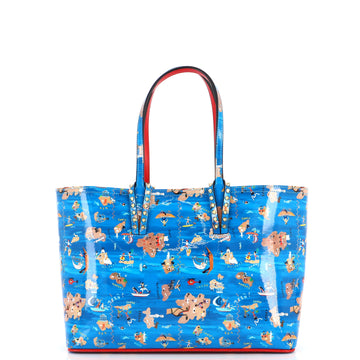 Christian Louboutin Cabata East West Tote Printed Patent Small