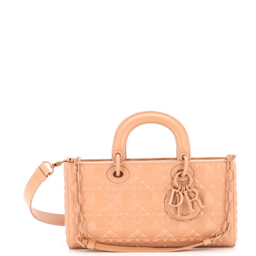 Christian Dior Ultra Matte Lady D-Joy Bag Diamond Motif Cannage Calfskin Medium