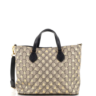 Gucci Convertible Soft Tote Printed GG Coated Canvas Small