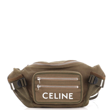 Celine Trekking Belt Bag Printed Canvas Large
