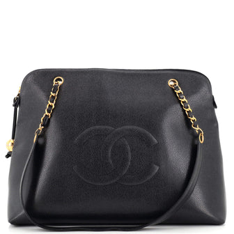 Chanel Vintage Timeless Zip Tote Caviar Medium