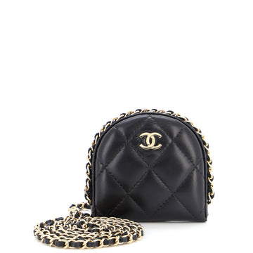 Chanel Chain Around Coin Purse with Chain Quilted Lambskin Mini