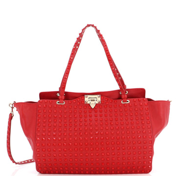 Valentino Garavani Rockstud Tote Full Studded Leather Medium