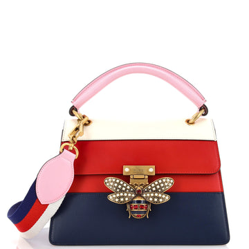Gucci Queen Margaret Top Handle Bag Colorblock Leather Small