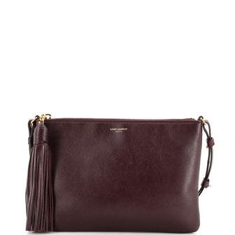 Saint Laurent Teen Monogram Crossbody Bag Leather