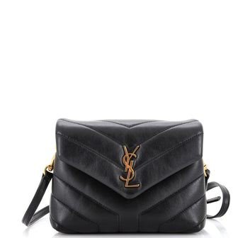 Saint Laurent Loulou Shoulder Bag Matelasse Chevron Leather Toy