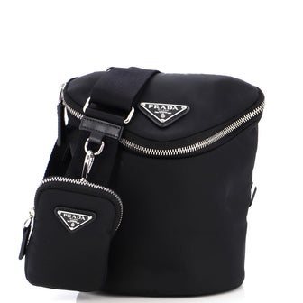 Prada Zipped Triangle Crossbody Bag Re-Nylon