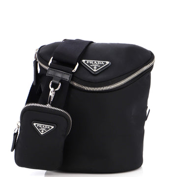 Prada Zipped Triangle Crossbody Bag Re-Nylon