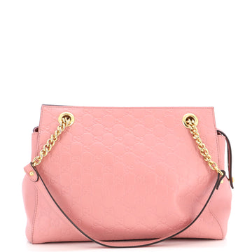 Gucci Soft Signature Shoulder Bag Guccissima Leather Medium