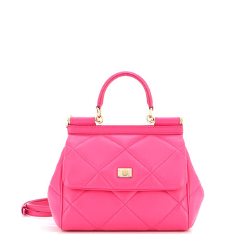 Dolce & Gabbana Miss Sicily Bag Quilted Leather Small