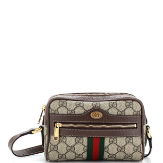 Gucci Ophidia Shoulder Bag GG Coated Canvas Mini
