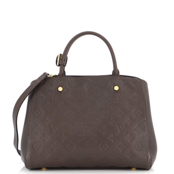 Louis Vuitton Montaigne Handbag Monogram Empreinte Leather MM