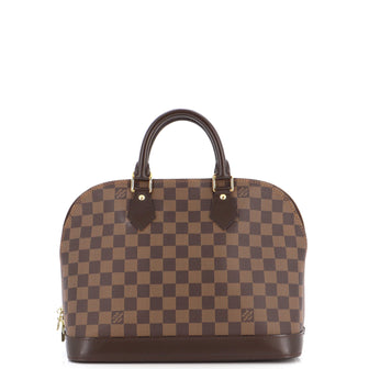 Louis Vuitton Vintage Alma Handbag Damier PM