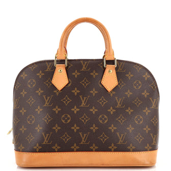 Louis Vuitton Vintage Alma Handbag Monogram Canvas PM