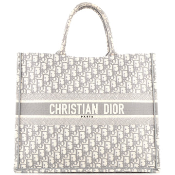 Christian Dior Book Tote Oblique Canvas Large