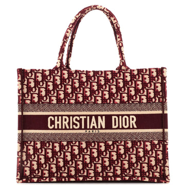 Christian Dior Book Tote Oblique Canvas Medium